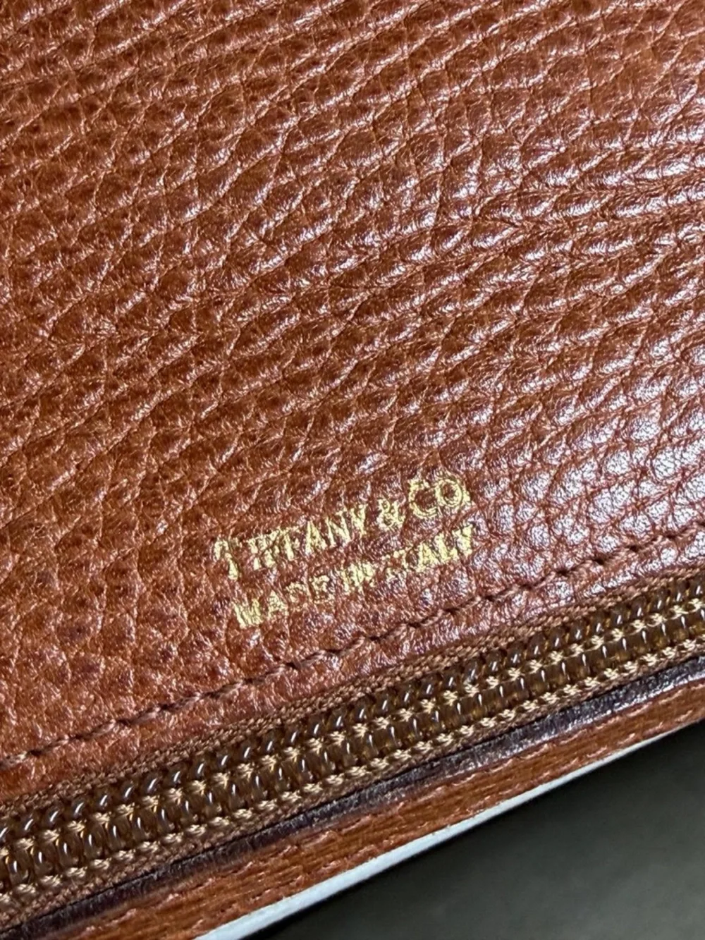 Vintage Tiffany & Co. Brown Leather Briefcase Dial Lock